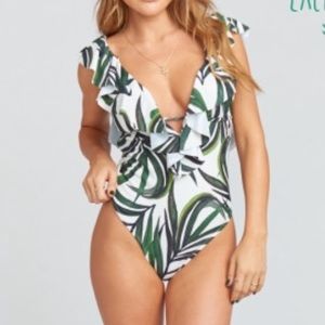 Show Me Your Mumu Capri Ruffle one piece swim